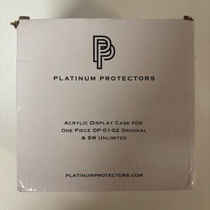 Platinum Protectors Acrylic Display Case One Piece OP-01 OP-02 SW Unlimited UV